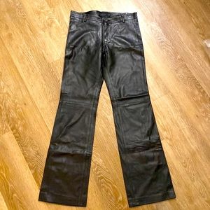 Leather pants, buttery soft Italian made, women’s size 2